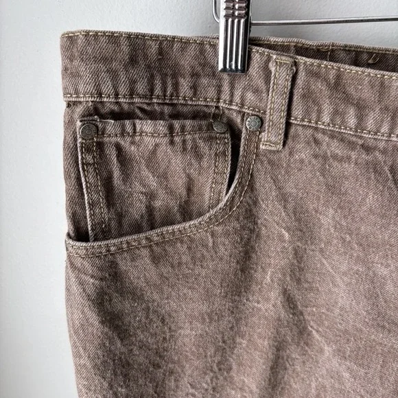 Trust Jeans Mens 42x32 Classic Loose Baggy Fit Wide Leg 90s Skater Grunge Y2K - Picture 7 of 11